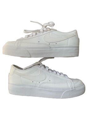 Nike White Platform Sneakers